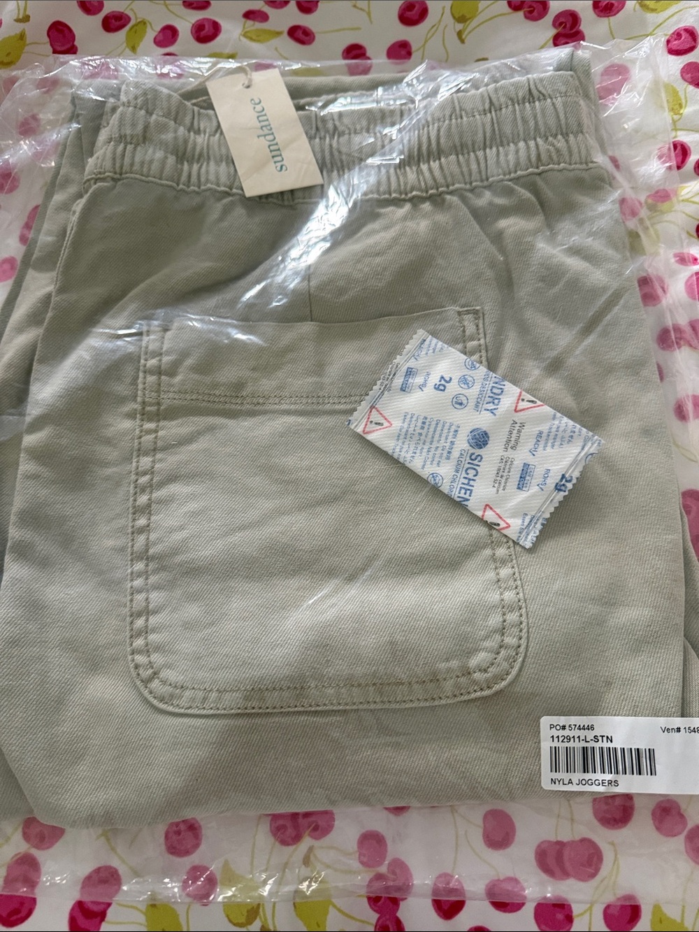 NWT Sundance Catalog Nyla Joggers size large